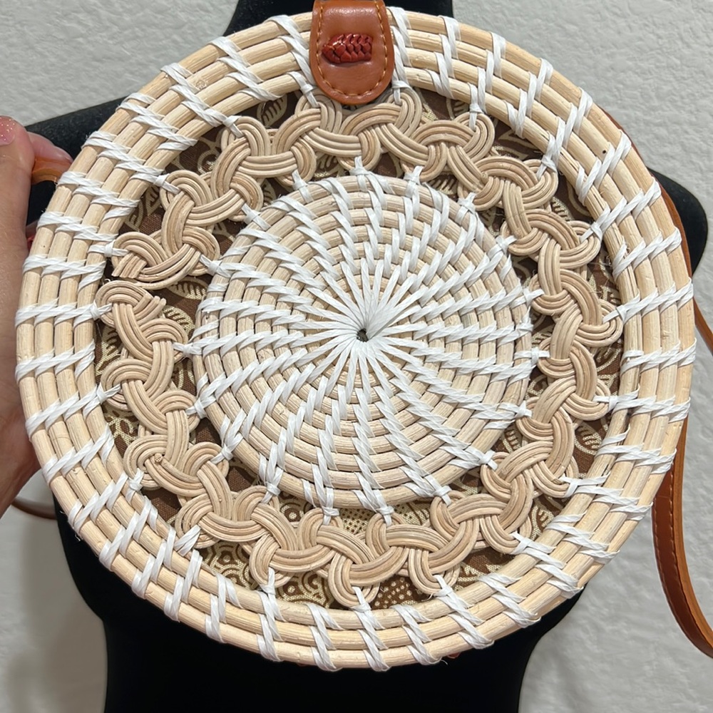 Bali Rattan Bag Crossbody